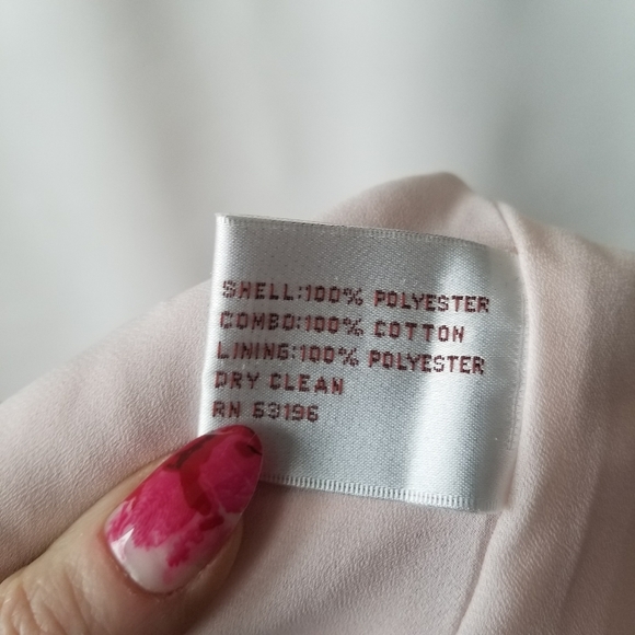 new Suzi Chin Maggy Boutique Formal Pink Chiffon Dress - Picture 11 of 11